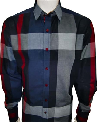 House of Lords Clothing HLS 4005 Navy Red