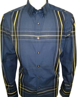 House of Lords Clothing HLS 4011 Navy Yellow
