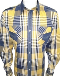 House of Lords Clothing HLS 4022 Yellow Blue
