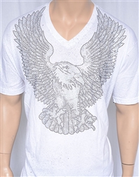 Rawyalty Men American Eagle T Shirt