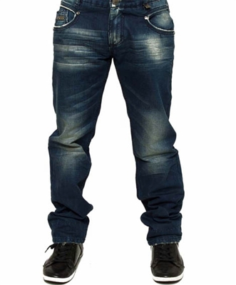Isaac B Designer Jeans 062 Dark Blue