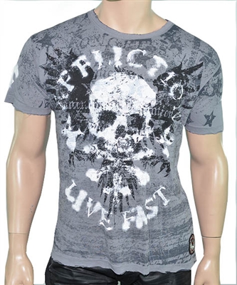 Affliction Men Mash Designer Tee