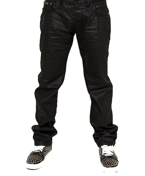 Men's designer denim | Isaac B Designer Jeans 045 Black
