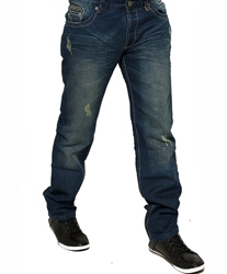 Isaac B Designer Jeans 029 Dark Blue