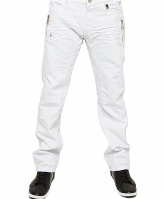 Isaac B Designer Jeans 031 White