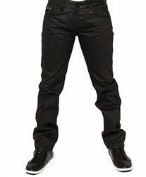 Issac B Designer Jeans Black 029
