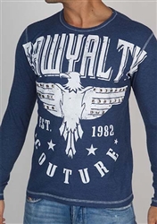 Rawyalty Men Vintage Eagle thermal Shirt